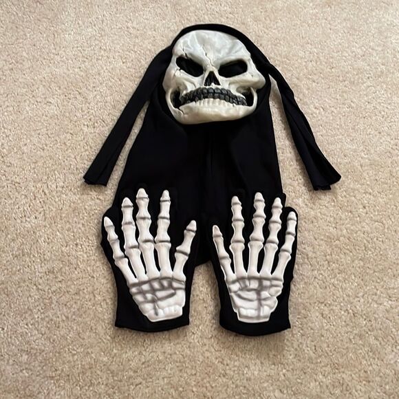 SKELETON HALLOWEEN COSTUME - Picture 1 of 7